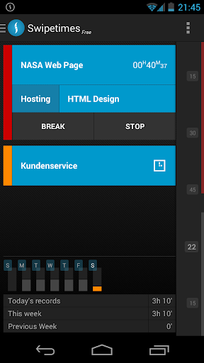 Swipetimes Pro Time Tracker 