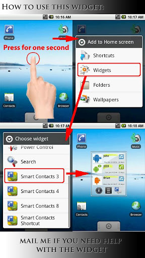 Smart Contacts Widget