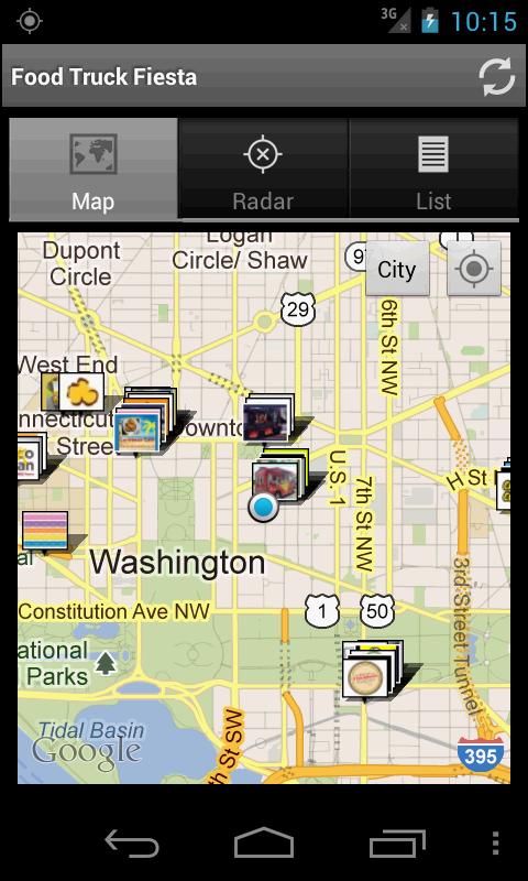 Android application Food Truck Fiesta screenshort