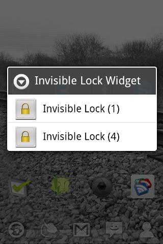 Invisible Lock Widget Paid