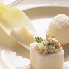 Daikon Radish Boxes with Crab Salad
