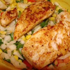 Blackened Chicken Breasts With Cajun Corn Relish (Ww)
