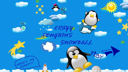 crazy penguins snowball