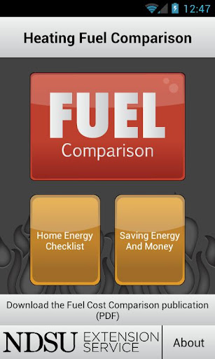 NDSU Heating Fuel Comparison