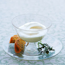 Lemon-Ginger Mousse and Pistachio Tuiles