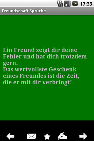 freundschaft-spruche for android screenshot