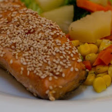 Broiled Sesame Salmon