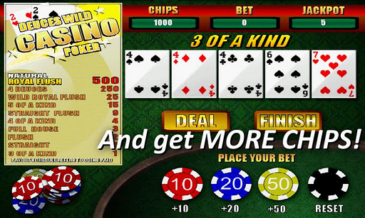 【免費紙牌App】Deuces Wild Casino Poker-APP點子