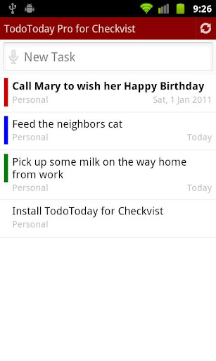 TodoToday Pro for Checkvist