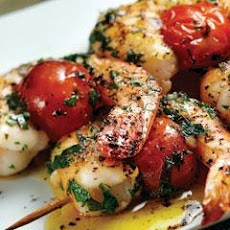 Grilled Jumbo Shrimp With Tomatoes