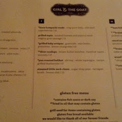 The Girl and the Goat has a decent menu and the server we had was very well informed.