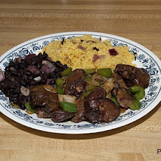 Stir-Fried Chicken Livers China Y Criolla Style