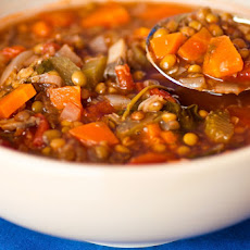 Lentil and vegetable soup