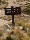 Peeler Lake Trail Marker