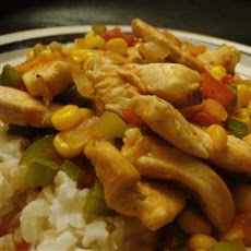 Spicy Chicken Corn Skillet