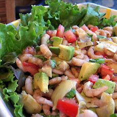 Artichoke Avocado Shrimp Salad