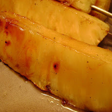 Grilled Pineapple Kebabs With Tequila-Brown Sugar Glaze