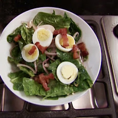 Spinach Salad with Warm Bacon Dressing