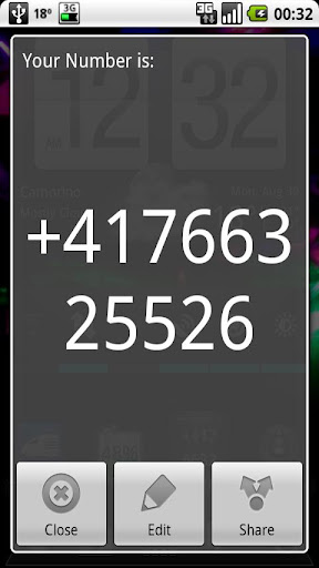 【免費通訊App】My Phone Number Widget-APP點子