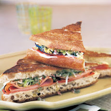 Grilled Ham, Cheese, and Salami with Caper Relish