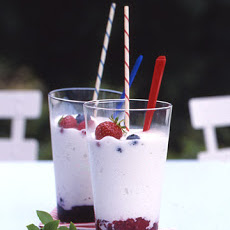 Vanilla Cabinets with Fresh Fruit
