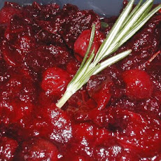 Honey-Lemon Cranberry Sauce With Rosemary