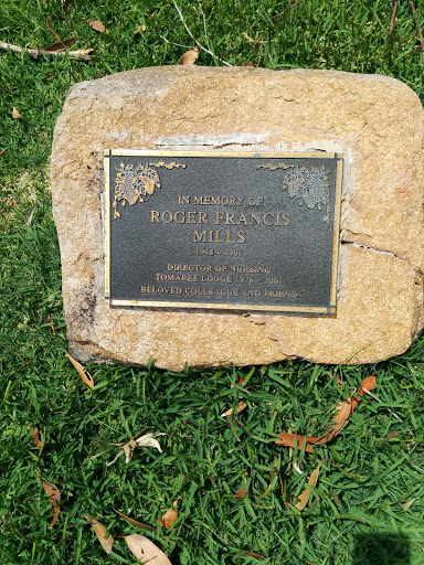 Roger Francis Mills Memorial Plaque