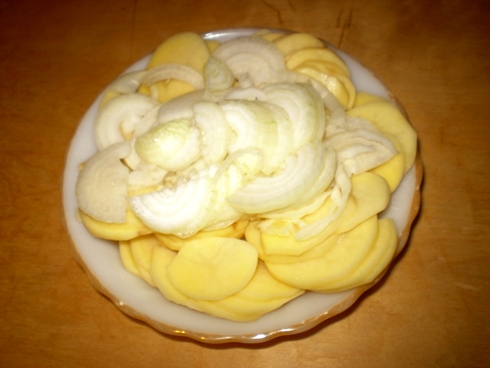 Bulvės ir svogūnai