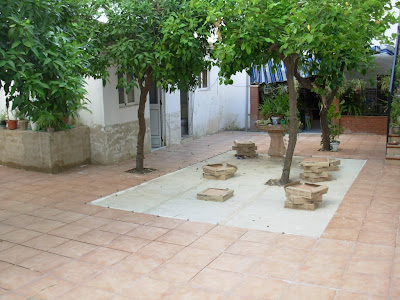 Obra en el Patio