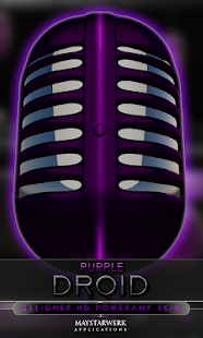 How to install Poweramp skin purple droid lastet apk for bluestacks