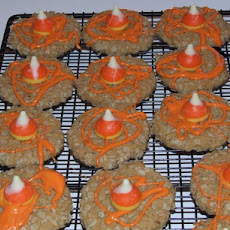 Kisses Candy Corn Autumn Cookies