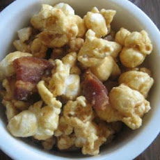 Bacon and Cashew Caramel Corn
