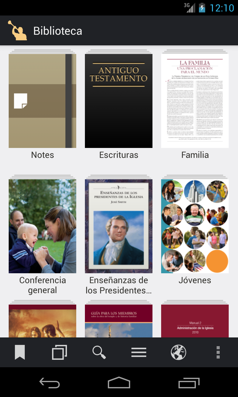 Android application Gospel Library screenshort