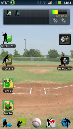 【免費個人化App】Baseball Theme for Go Launcher-APP點子