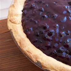 Topless Blueberry Pie