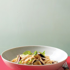 Stir-Fried Noodles with Eggplant and Basil