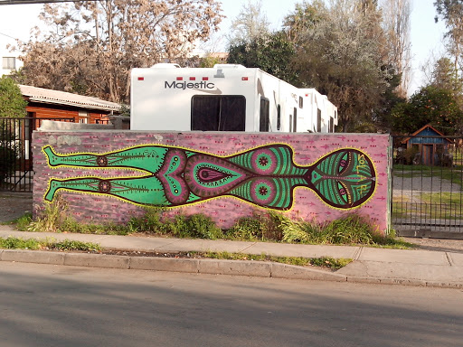 Mural Momia Enjoyada 