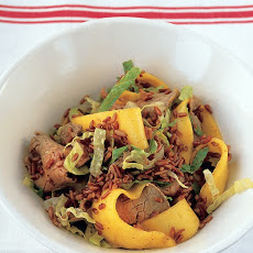 Romaine with Roast Beef and Mango