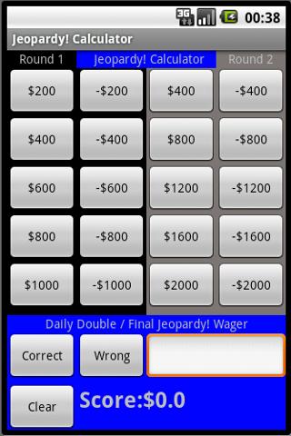 Jeopardy Calculator