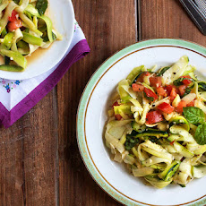 Salad Of Garlicky Zucchini Ribbons