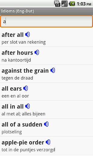 English-Dutch Idioms