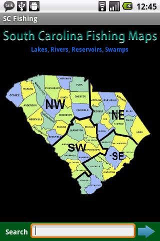 South Carolina Fishing Maps 9K