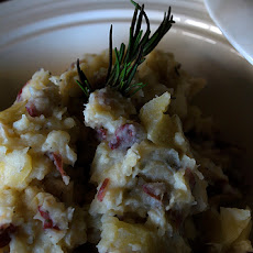 Mashed Red Potatoes With Gorgonzola Cheese
