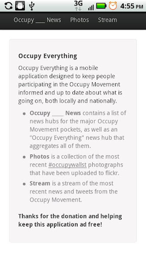 Occupy Everything Donor