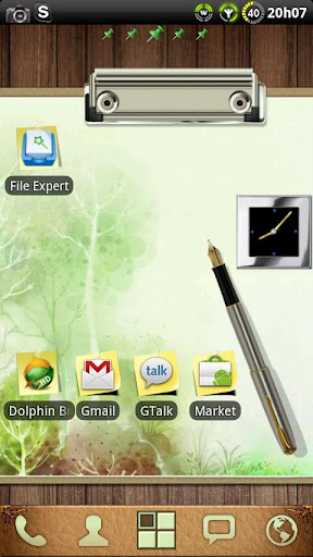 Work Desk GO Launcher EX Theme