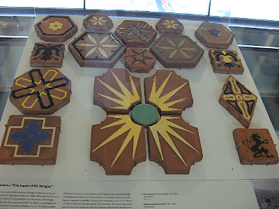The building blocks, terra cotta tiles