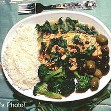 Mediterranean Tilapia Cashew Fusion With Lemon Sauce