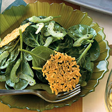 Spinach and Celery Salad with Lemon Vinaigrette