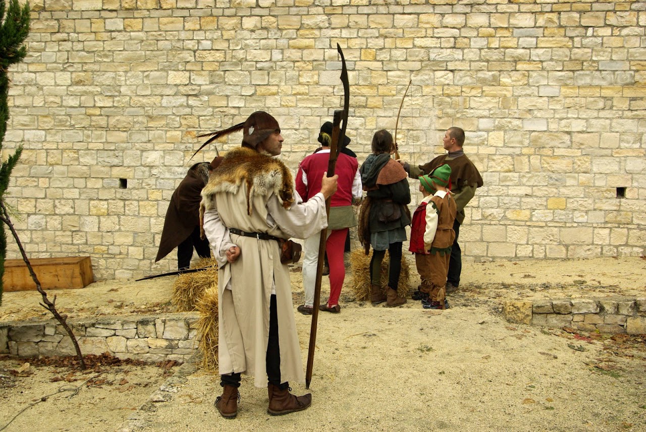 Fête médiévale à Cruas (Ardèche) - …et il n'a pas l'air commode le bougre !