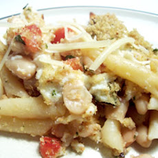 Pasta and White Beans Gratin